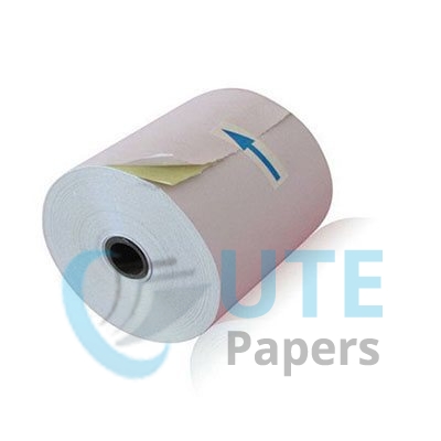 76mm x 70mm 2ply Carbonless Paper Roll