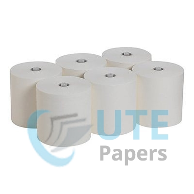  Pacific Blue Ultra Hardwound Paper Towels, 1-Ply, 6 Rolls/Carton