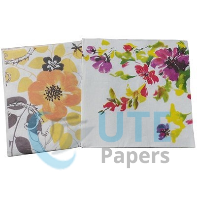 Custom Printed Airlaid Paper Napkins, Colorful Printed Airlaid Napkin Paper